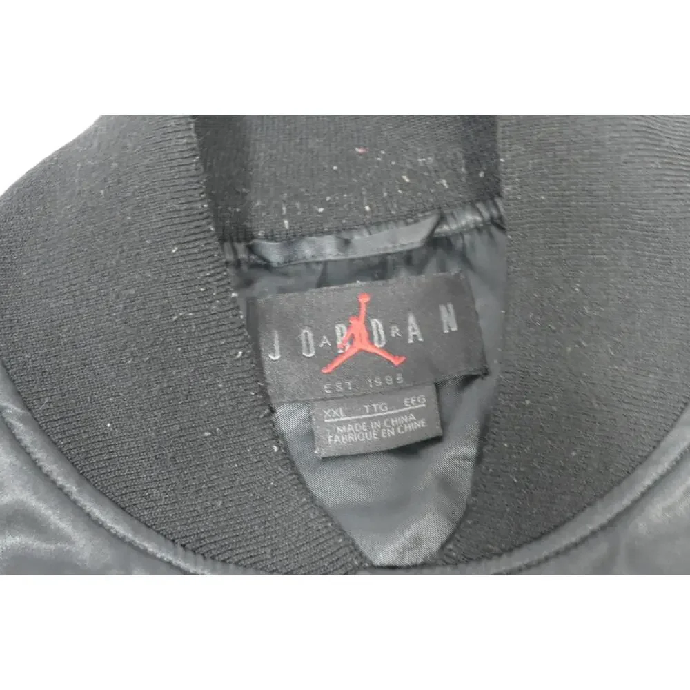 Nike Air Jordan Jumpman Jacket Performance Athetic Snap up Black Mens Sz 2XL XXL